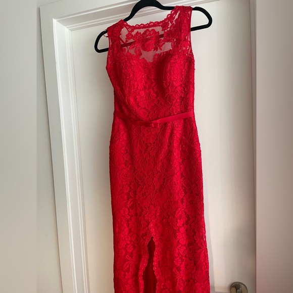 PRONOVIAS Barcelona- red cocktail gown - Picture 3 of 7